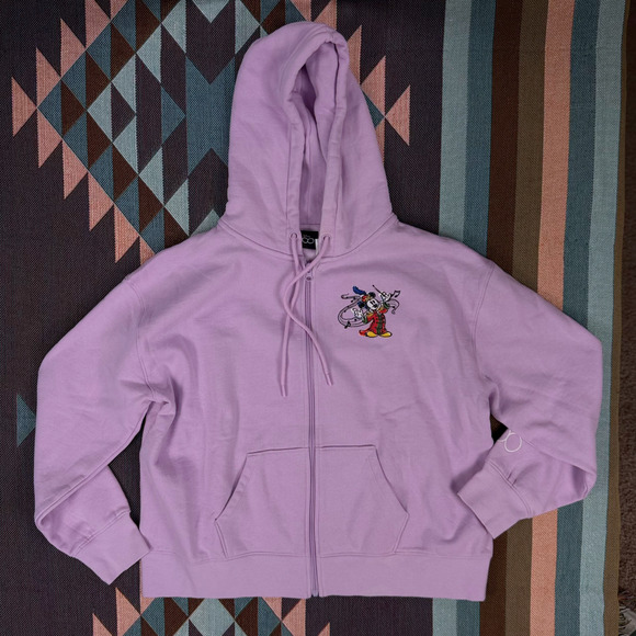 NEW Disney Parks 100 Years of Music And Wonder Purple Hoodie sz Large HTF RARE - Picture 8 of 8